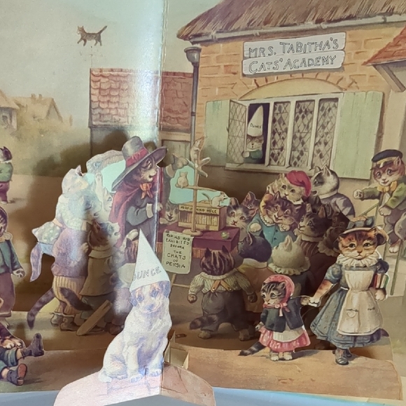 Ernest Nister Children's Picture POPUP Book 1980 Volume 1st Ed Antique Book - Picture 7 of 7